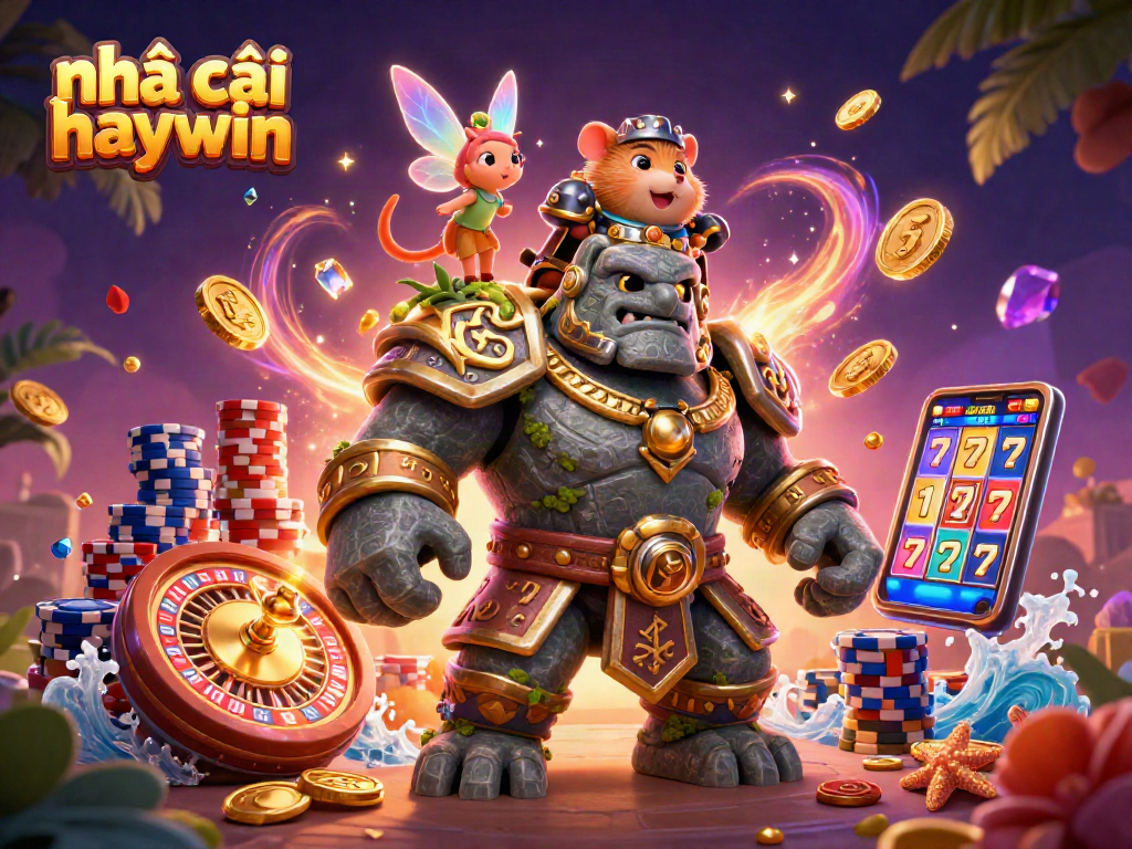 Experience the excitement of nhà cái haywin with a thrilling casino scene featuring magical elements and vibrant gameplay.
