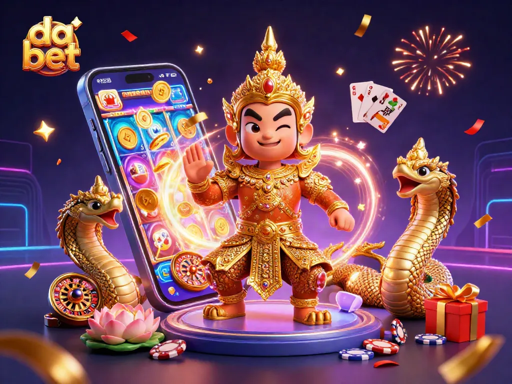 Experience da bet with vibrant slot games and exciting casino action amidst dynamic guardians and treasures.