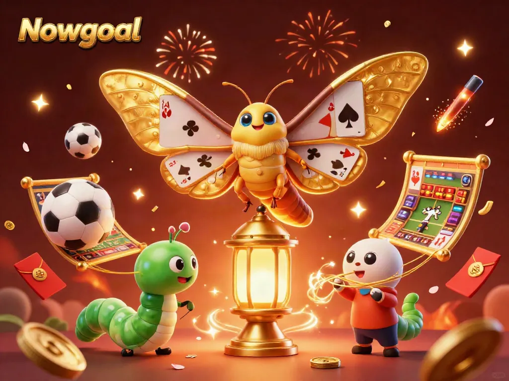 Nowgoal enhances your sports betting experience with real-time updates and vibrant casino elements in a stunning digital illustration.