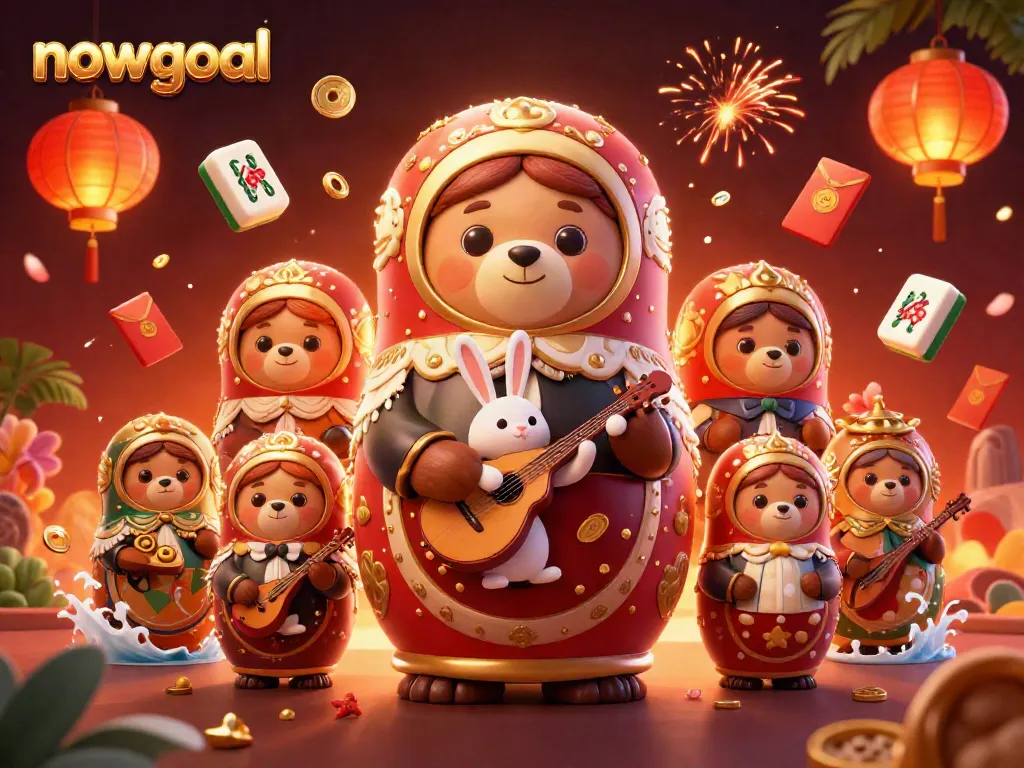Experience thrilling gaming with Nowgoal featuring a vibrant 3D casino scene filled with excitement and color.